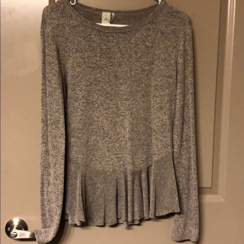 Peplum sweater